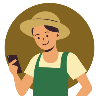 Animated farmer